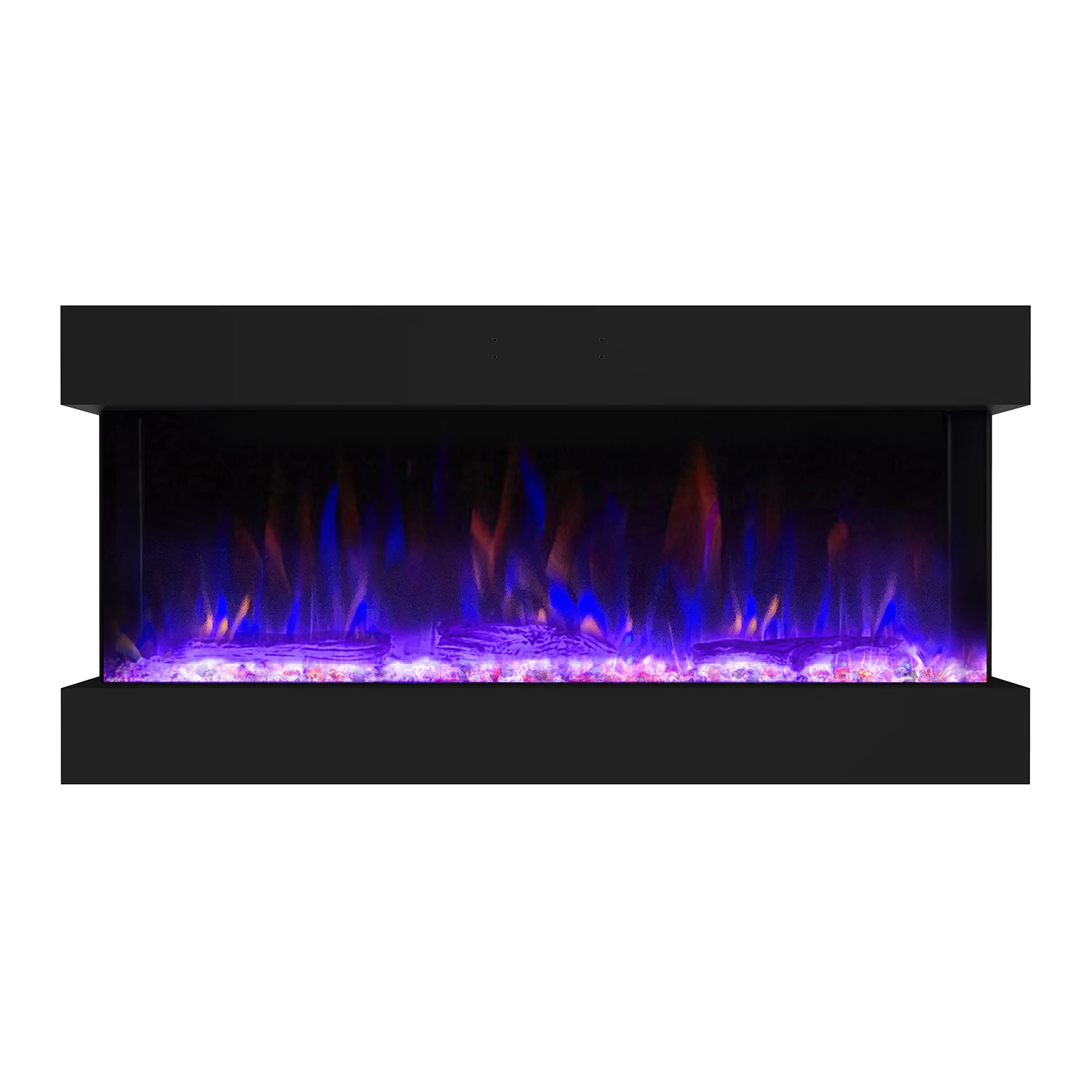 Luxstar High Quality 42Z Inch 3 Side Media Electric Fireplace Heater For Led Real Flame  Remote Control 1500W 1-9 Timer