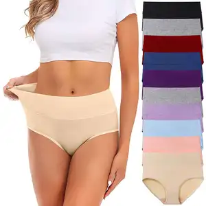 Custom Culotte Pour Femme Absorbent High Elasticity Breathable Comfortable Women's Panties Breathable Large Size Women's Pantie