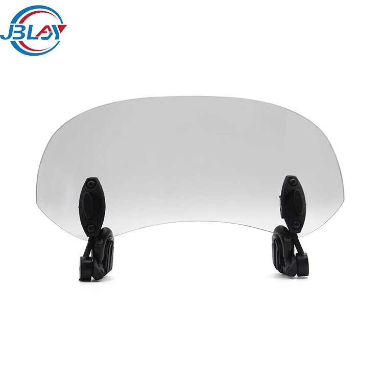 Adjustable Clear Windshield Spoiler / Wind Deflector – Universal Fit For Motorcycles