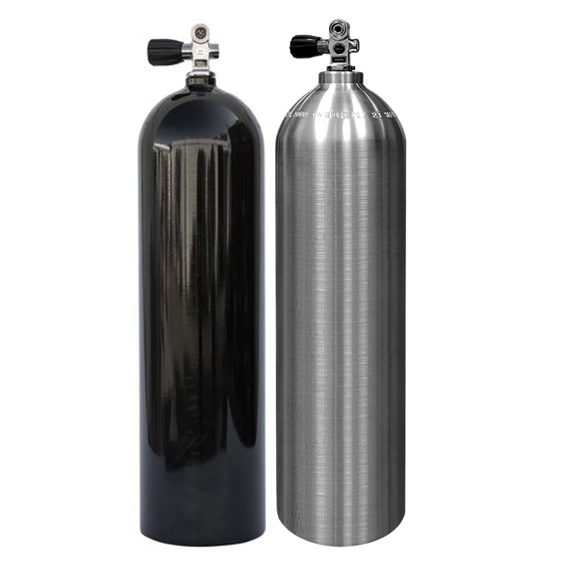 TPED ISO7866 11.1L Aluminium Scuba Diving Tank High Pressure 200bar Oxygen Tank Air Cylinder for Scuba Diving Tank Cylinder