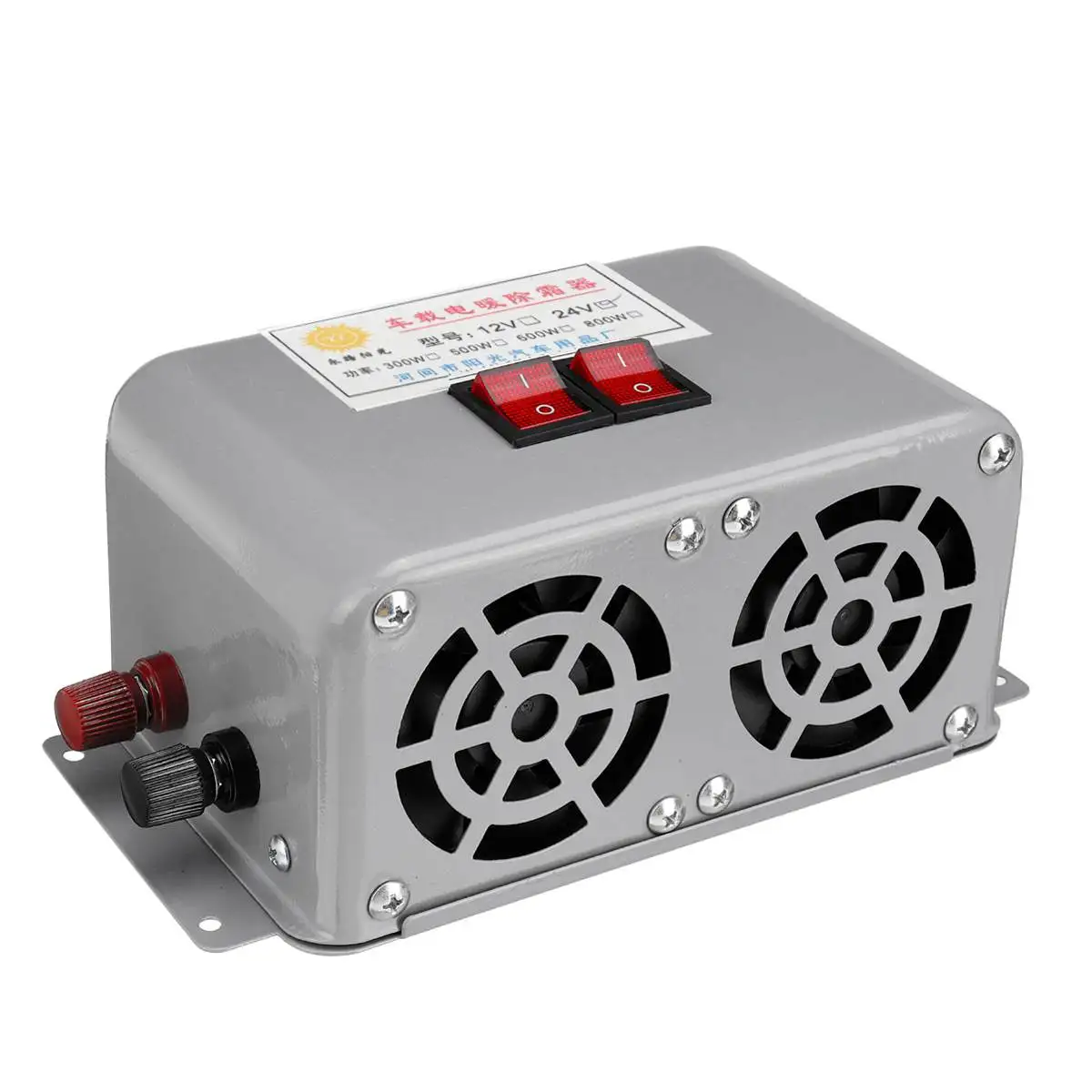 Электрический автомобильный обогреватель, 800 Вт, 12 В, 24 В, охлаждающий нагревательный вентилятор, портативная электрическая сушилка для лобового стекла, антизапотеватель, антизапотеватель для грузовиков, лодок