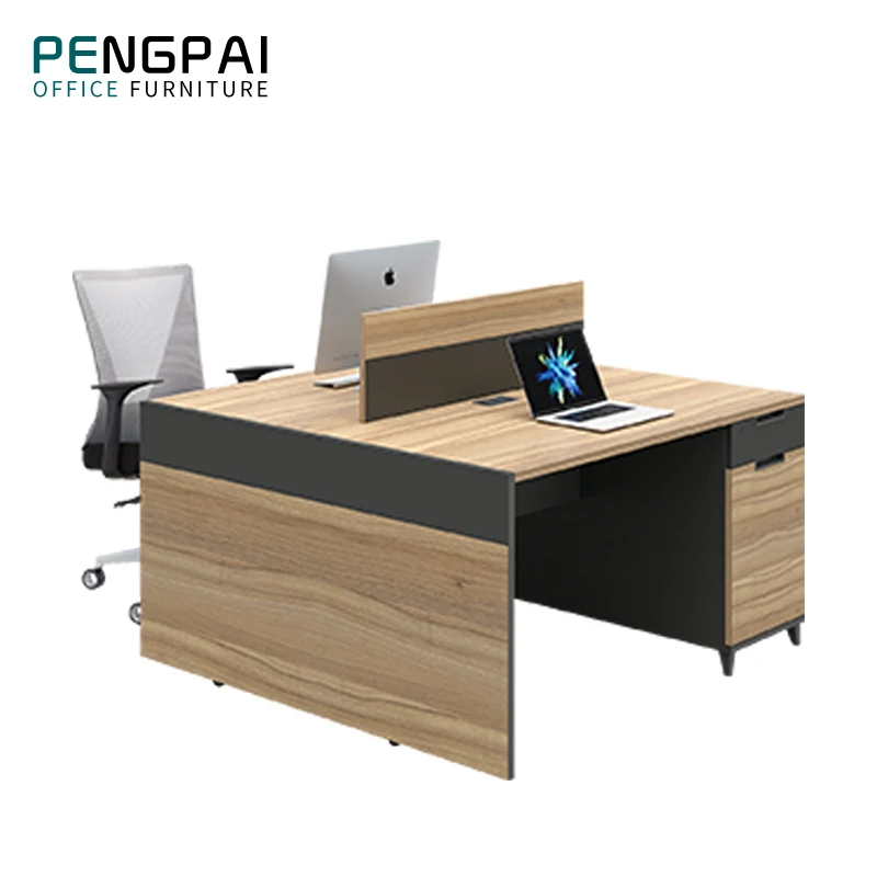 
 Современный дизайн PENGPAI, офисная Рабочая станция на 4 персоны, мебель, Рабочий стол  