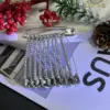 A string of 10 silver ones