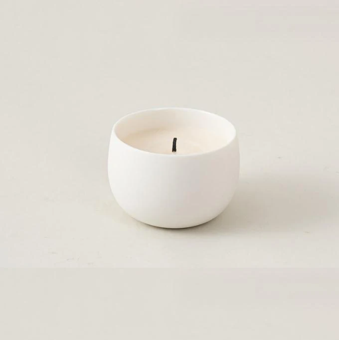 Luxury White Ceramic Candle Jars Candle Vessels Ceramic Candle