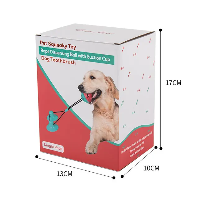 Double Suction Cup Food Distribution Puppy Dog Teeth Cleaning