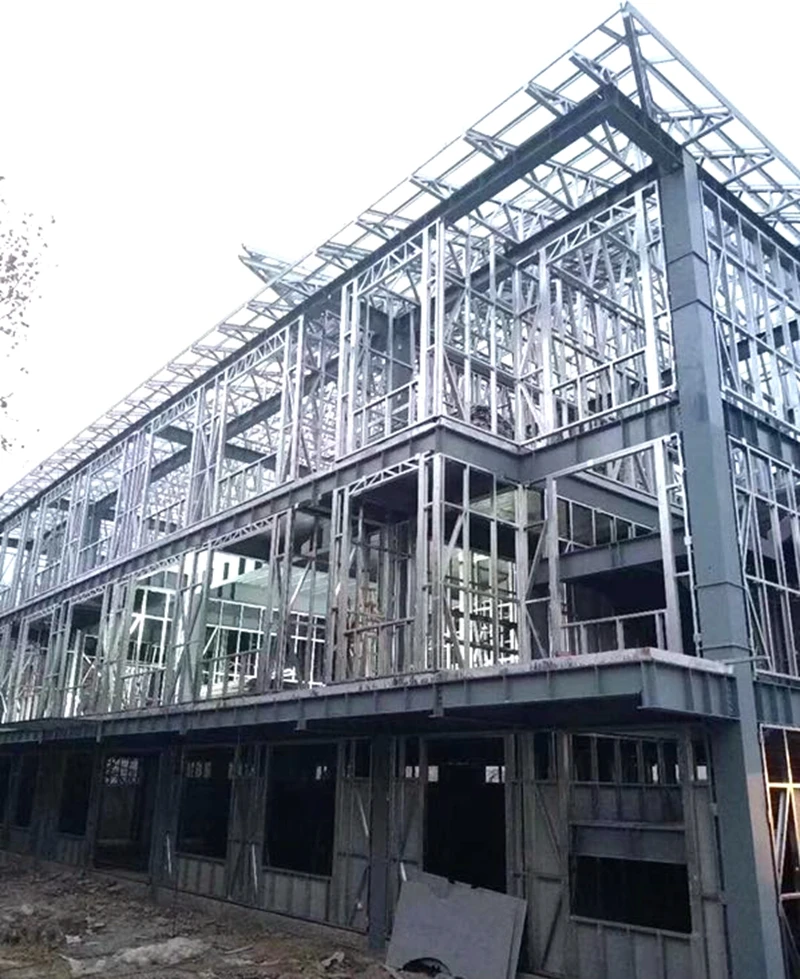 3 Stories  Light Steel Structure Building Prefabricated Steel Frame Villa in Thailand Steel Structure Builder