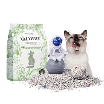 Best Selling Control Odor Biodegradable Low Water Conent Ball Type Bentonite Cat Litter