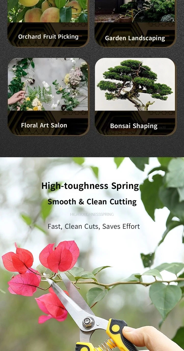 Flower cutting scissors
