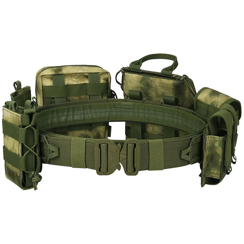 Sport Enthusiasts Adjustable Modular Equipment Durable Duty Belt Quick-Release Tactical Belt Multifunctional Tactical Belts