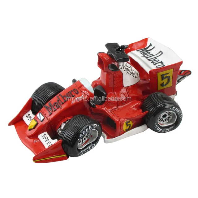 Creative Kids Toy Custom Gifts Item Racing Car Statue Resin Decoration New Polyresin Car Model