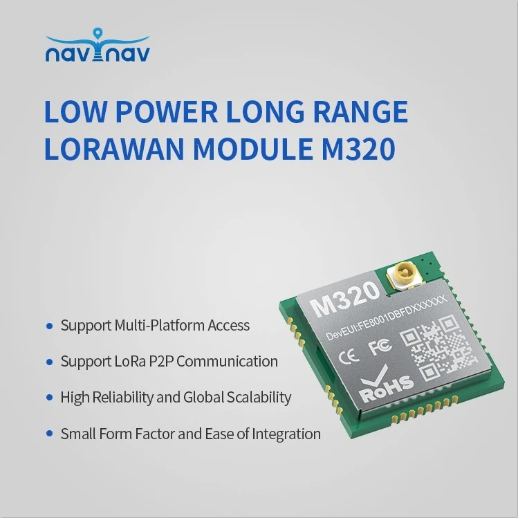 IoT LoRaWAN Module M320 Wireless Modules GPS LoRa Lorawan Manufacturers GNSS Lora GPS Module