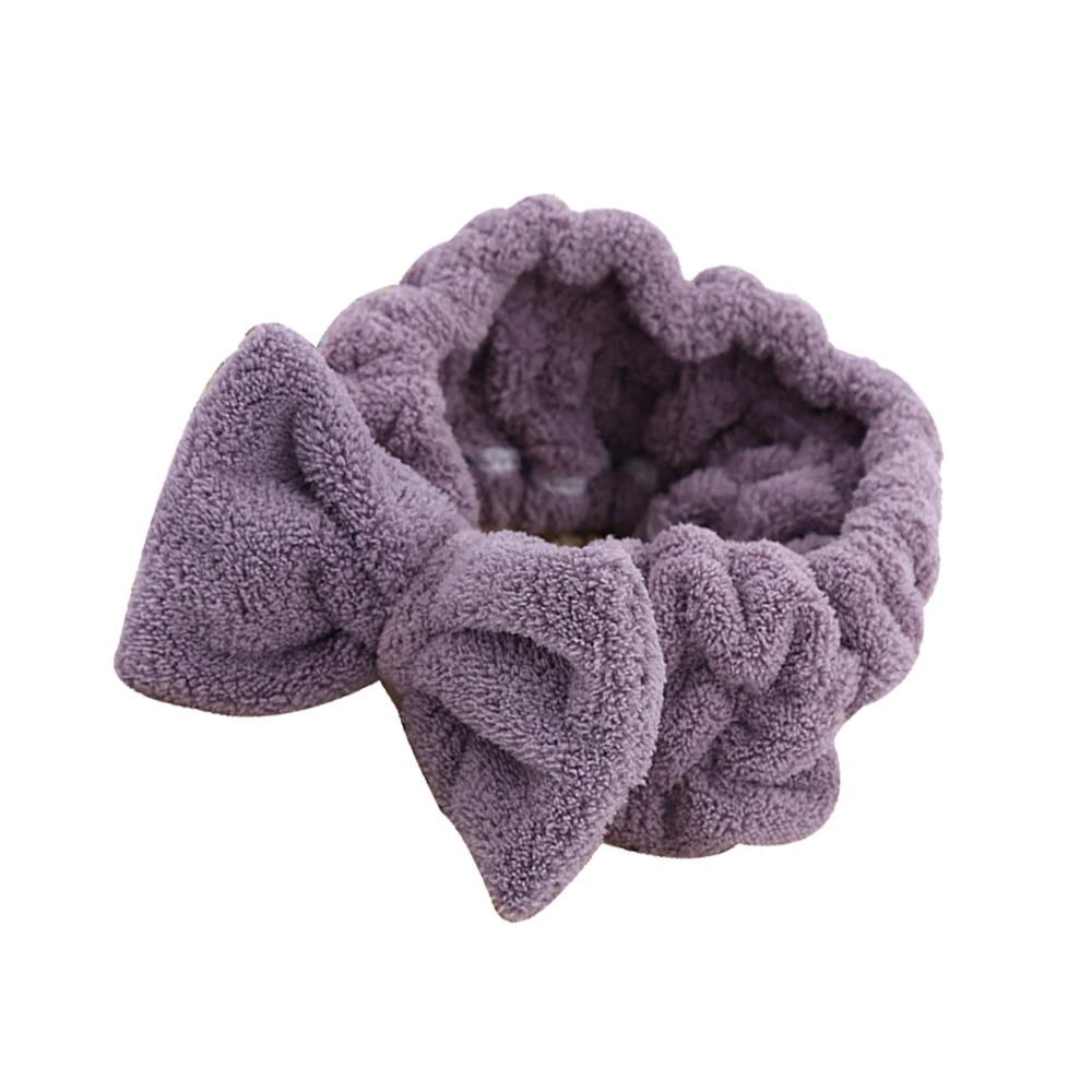 Diadema Facial SPA Envoltura de Maquillaje Lavable para El Púrpura Diadema Facial SPA Envoltura de Maquillaje Lavable para El Púrpura