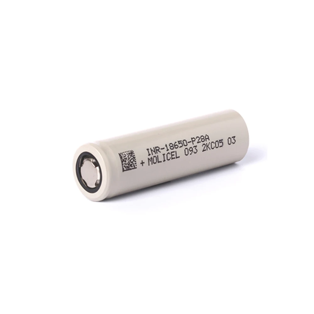 Original Molicel 3.7V 18650 P28A Li-ion Rechargeable Battery with High  Discharge Rate 35A