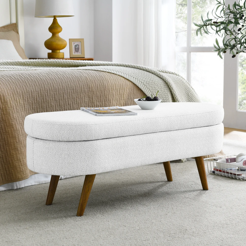 Elvarenae Avielle Oval Storage Bench — product detail