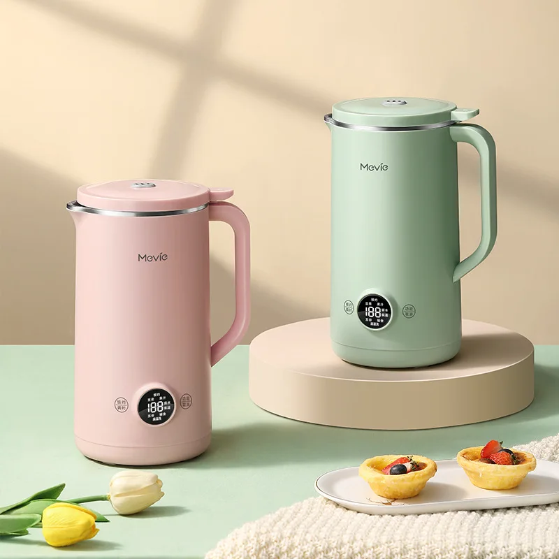 600ml Soybean Milk Machine Electric Juicer Multi Wall Breaking Machine  Automatic Heating Cooking Filter-free Soy Milk Maker 220V