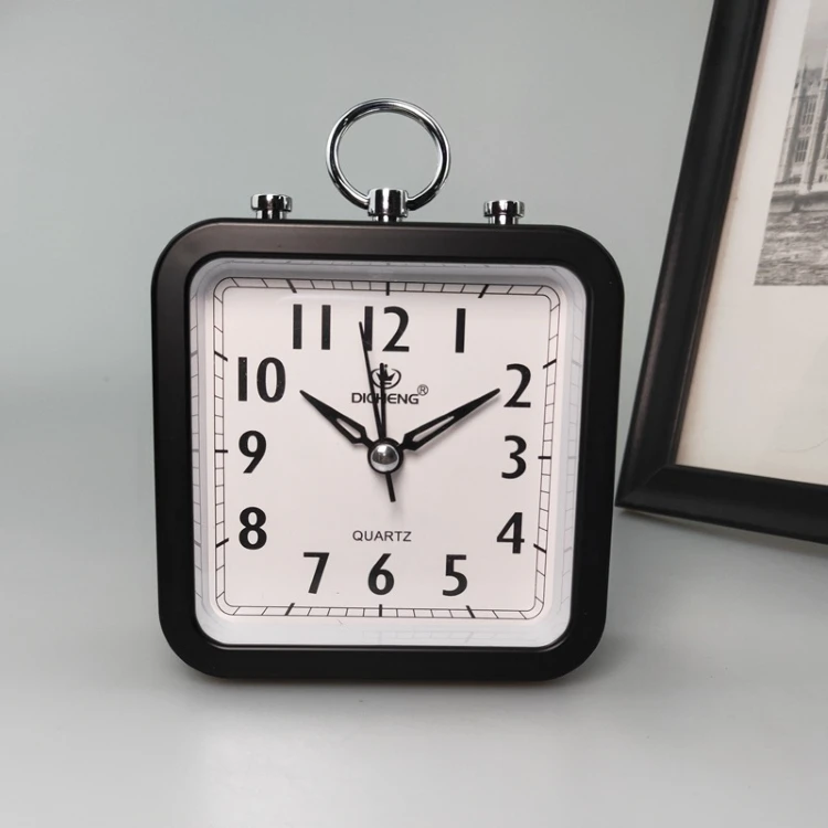 12 Cm Mini Size Travel Clock Small Lightweight Bedside Clock Wake Up