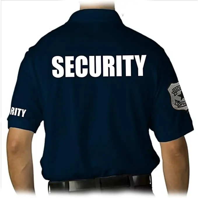 custom security polo shirts