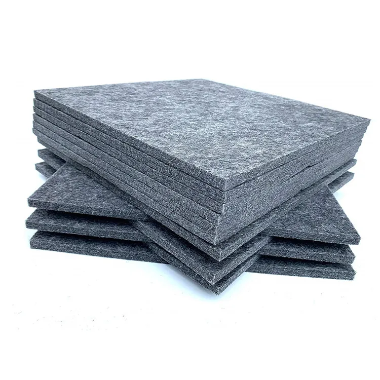 Acoustic Soundproofing Insulation Panel Tiles Absorption Acoustical Ceiling Panel Acoustic Treatment Panel Price