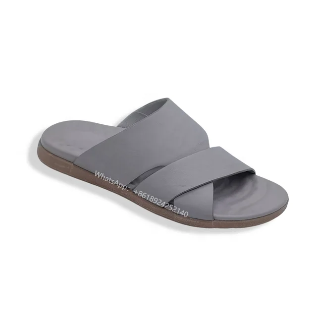 Summer Factory Wholesale Fashion White Beach Rubber Outsole Arabian Men's Slippers