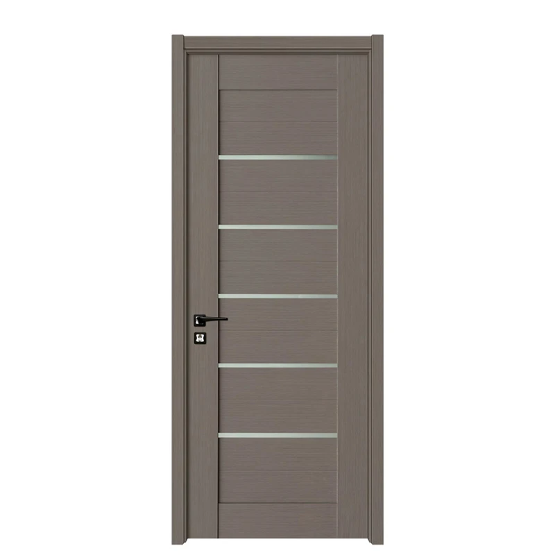 Solid Wooden Door PVC WPC Latest Designs Pictures Panel Interior Room MDF Main Doors for Houses for Bedroom Bathroom