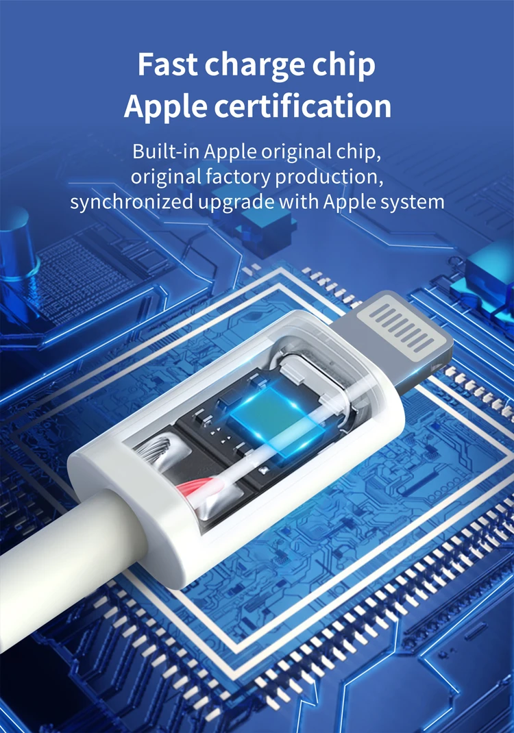 Mfi Certified Pd Fast Charging Type C To Lightning Cable For Apple