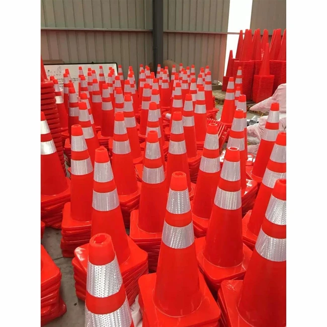 20 Years Manufacturer Beijing Roadsafe Wholesale 30/45/70/75/90cm Orange Traffic Flexible PVC Safety Cones Supplier