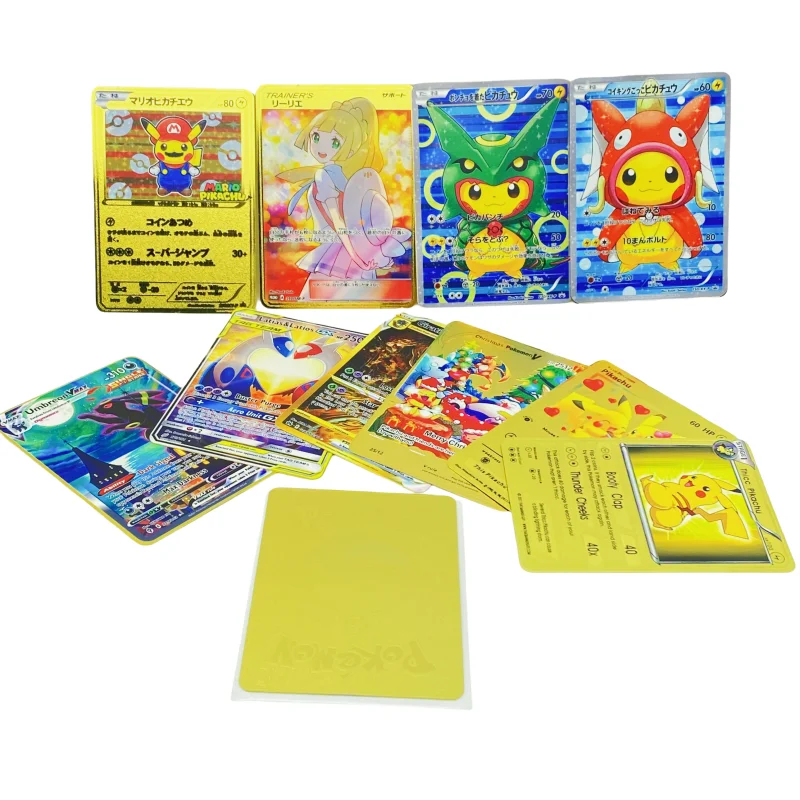 Custom Stainless Steel Gold Game Cards - Pikachu Choose You Custom Stainless Steel Gold Game Cards - Pikachu Choose You