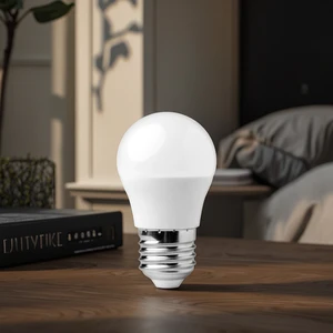 Vertak 3W G45 E27 4000K LED Bulb Shatterproof and Energy Saving Reflector Type with Plastic Lamp Body for Home Use