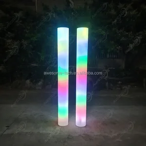 Modern Smart RGB LED Light Floor Music-activated Light Wand Stick for Outdoor Holiday Lighting