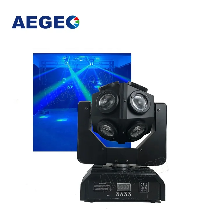 12x12w Mini Led Football Rotation Led Moving Head Stage Lights for Night Disco