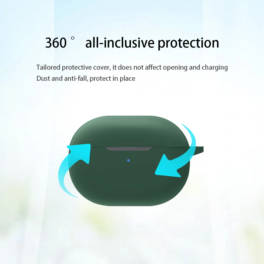 Free Sample for Soundpeats Free2 Classic Earbuds Wireless Headphones Accessories Silicone Rubber Silicone Protective Case Cover