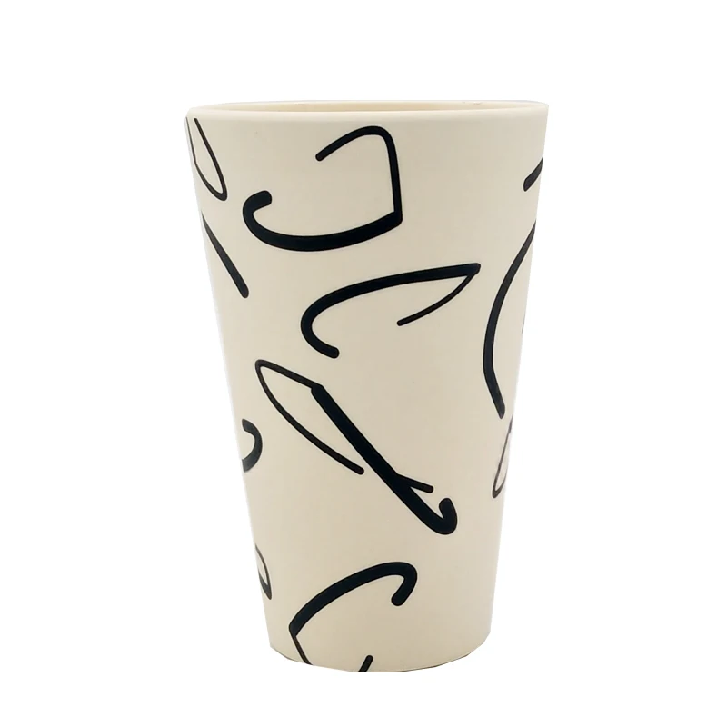 bamboo fiber bar cup double wall coffee hot selling - buy bamboo