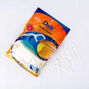 Daily Care Best Price Multi-purpose Free Sample Oral Cleaning Dental Device Floss Toothpick for Adult JS2001U