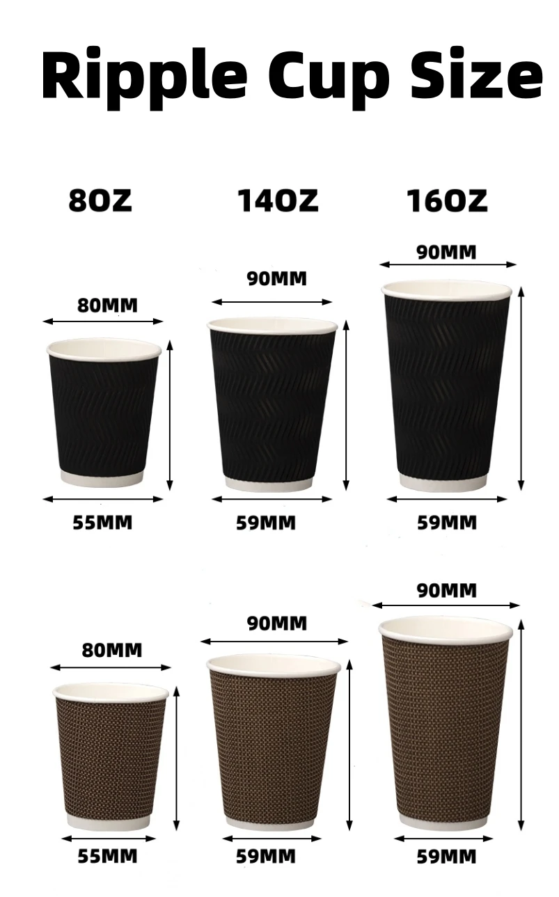 Double Wall Compostable Craft Paper Cups Eco-Friendly Bio-Degradable ...