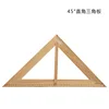 45-degree beech wood right triangle