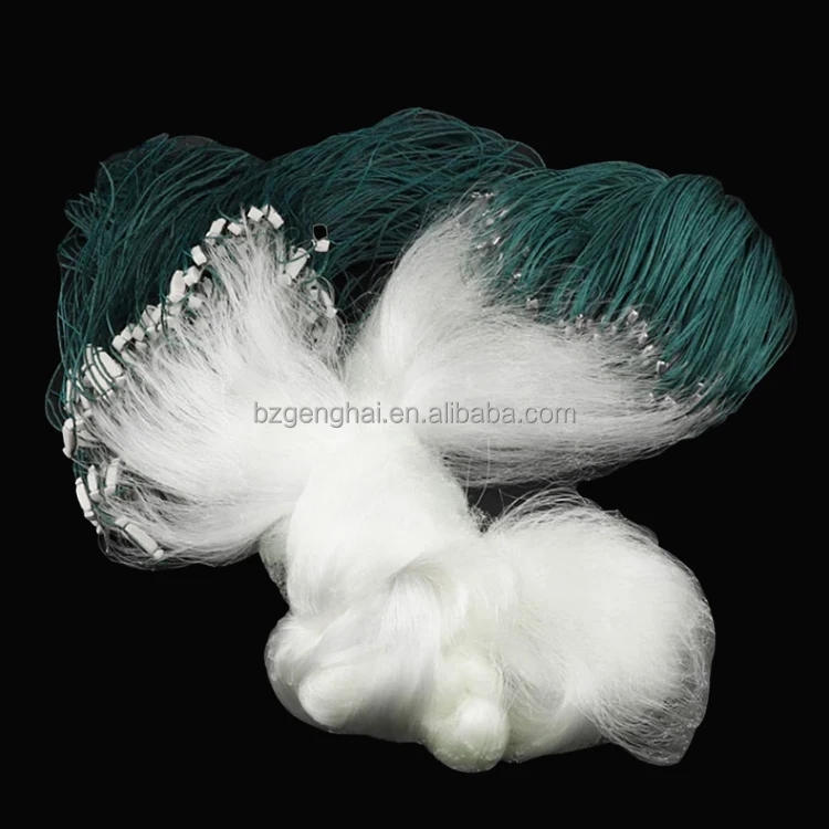 commercial gillnet fishing nets manufacturers suppliers Strong Line Material Fishing Net Depth 5.5ft Length 98 ft Nylon Net 5/8 Inch-2 Inch Mesh Monofilament Nylon Network Big Buoys Fish Net (Mesh Size 15mm*15mm(5/8 inch)) Gill Net Fishing Gear -