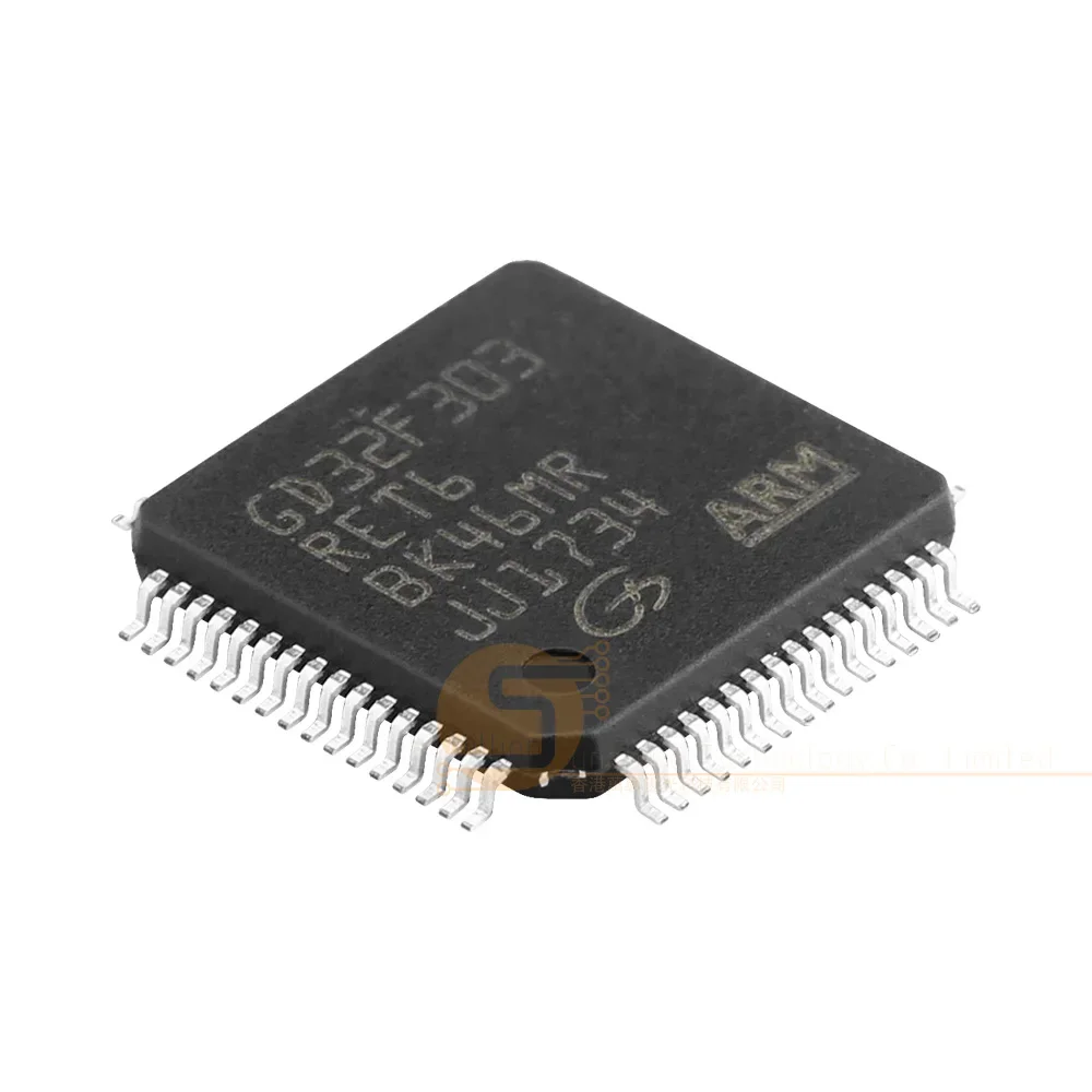 GD32F303RET6 LQFP64 ARM Cortex-M4 Microcontroller IC 256KB Flash MCU Original