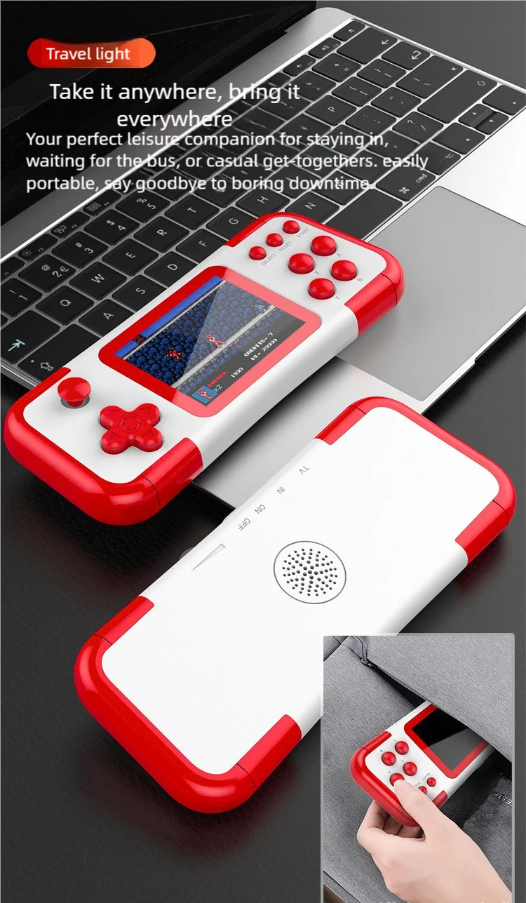 2025 A12 Pocket Game Console 3.5'' IPS Screen 666in1 Classic Arcade Games Support TV Output 2 Player Portable Handheld Console