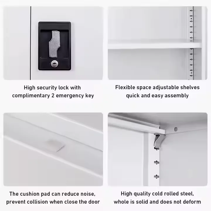 Easy Assemble Steel Industrial Storage Cabinets-Eco-Friendly Large Capacity Modern Design Bedroom Furniture Workshop Living Room