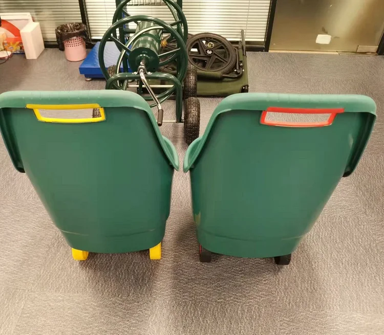 Wheeled Plastic Rolling Garden Yard Tool Cart Bucket Buy Plastic