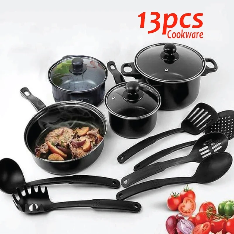 Hot Selling 13PCS Cheap Kitchen Housewares Iron Non Stick Kitchen