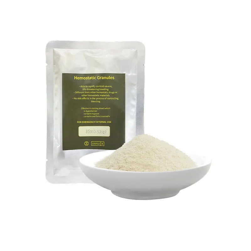 A-Shield Combat Quick Clot Hemostatic Dressing Hemostatic Powder Absorbable Hemostatic Sponge