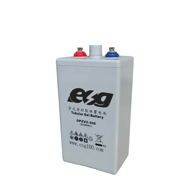 ESG for emergency lights OPZV 2V300AH350AH GEL AGM UPS SLA maintenance free battery