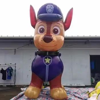 Paw Dog Patrol Custom Animal Cartoon Character Inflatable Paw Dog Patrol Model Outdoor Advertising Dog Model For Decoration