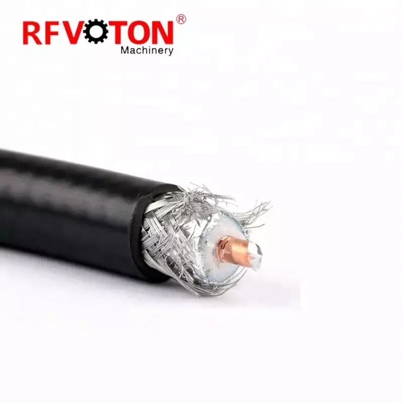 LMR400 Waterproof Coaxial RF Cable 50-7 Low Loss and Low Attenuation Signal Feeder 50 Tinned Copper Wire Cable Polybag 1000V Max manufacture