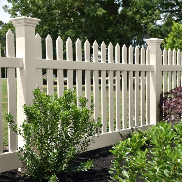 High-quality, Easy-to-maintain Vinyl Privacy Fence Requires No Staining
