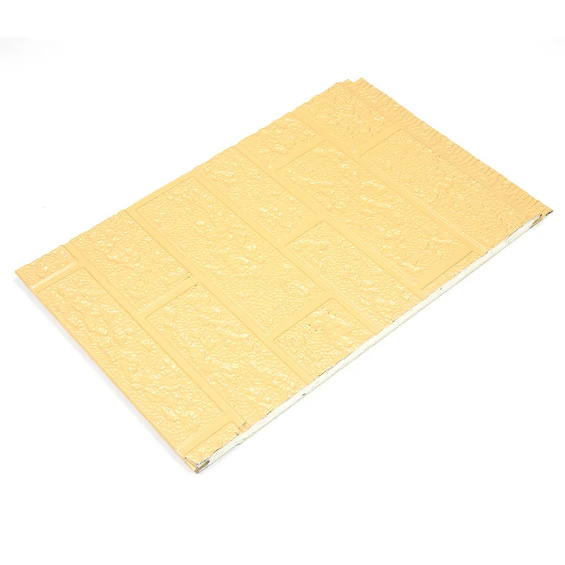 Aluminum-Zinc Alloy Coated Plate 16mm polyurethane wall panel pu foam insulated siding wall sandwich panel for decoration