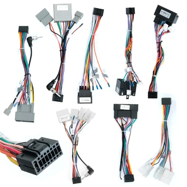 Hot Sale Auto Stereo Car Radio Wire Harness Plug Cable Audio Connector 16 Pin Android Radio Connector Cables Pioneer Pure Copper