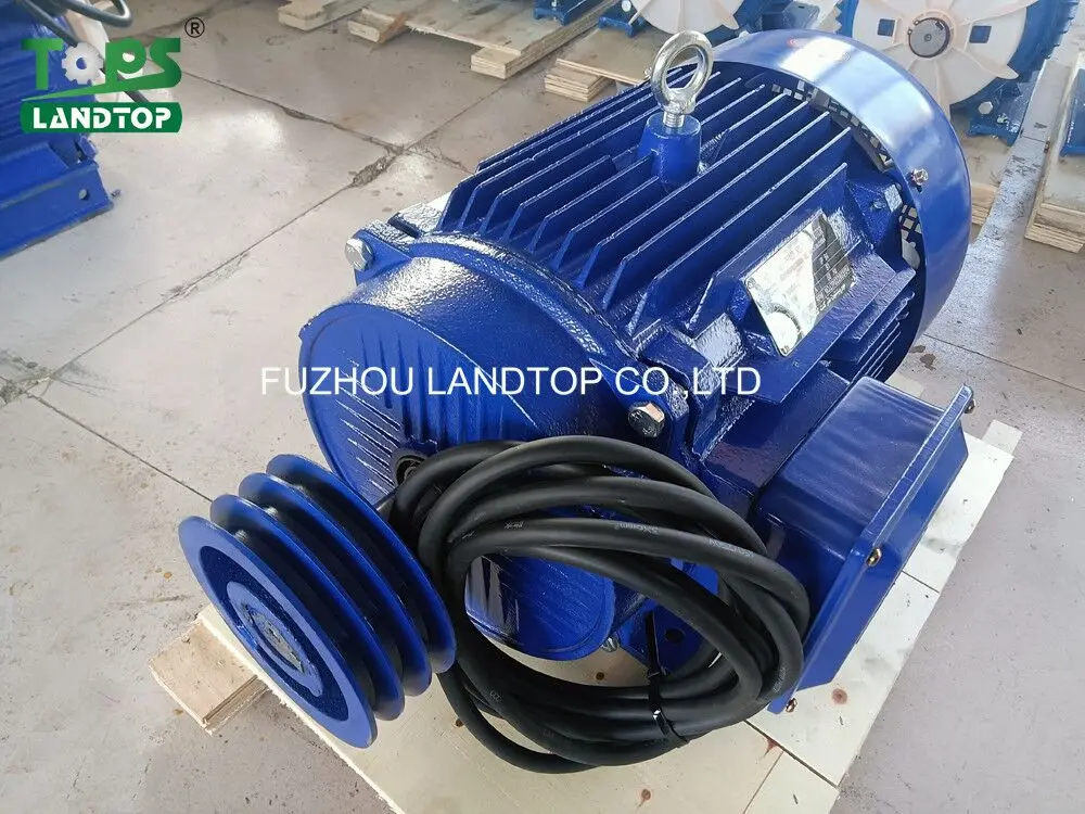 LANDTOP 1 Phase Power Generator Motors with Belt Pulley 220V 5hp/10hp/15hp/20hp/25hp/30hp Electrical  Motor Engine