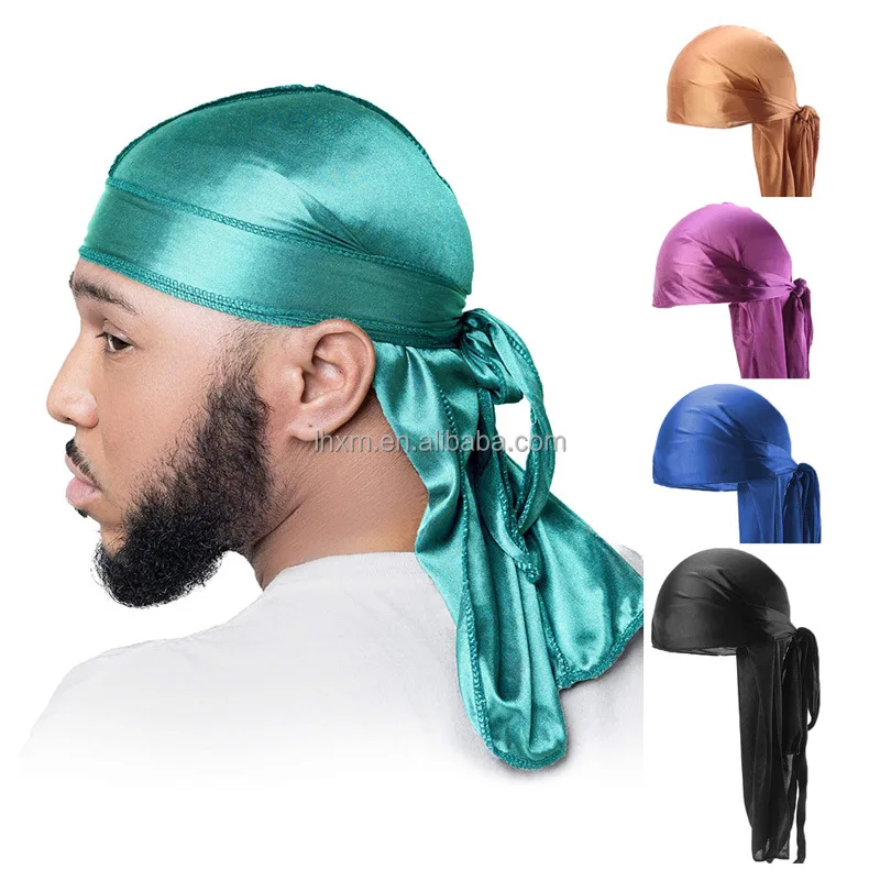 Wholesale Du Rags Durags Hombre Para Homens Pour Hommes Soie Design